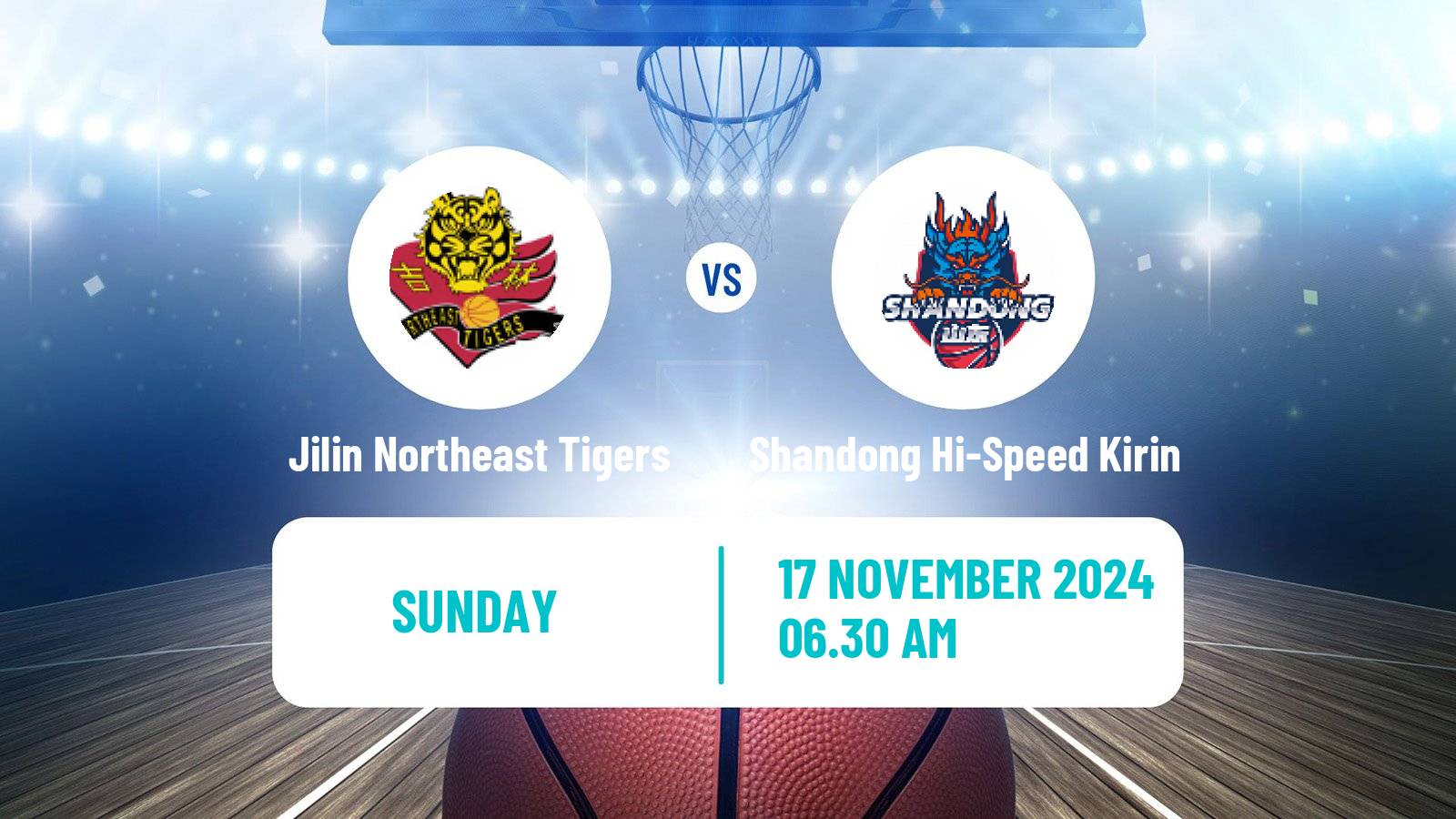 Basketball Chinese CBA Club Cup Jilin Northeast Tigers - Shandong Hi-Speed Kirin