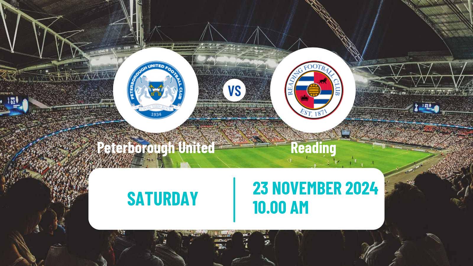 Soccer English League One Peterborough United - Reading