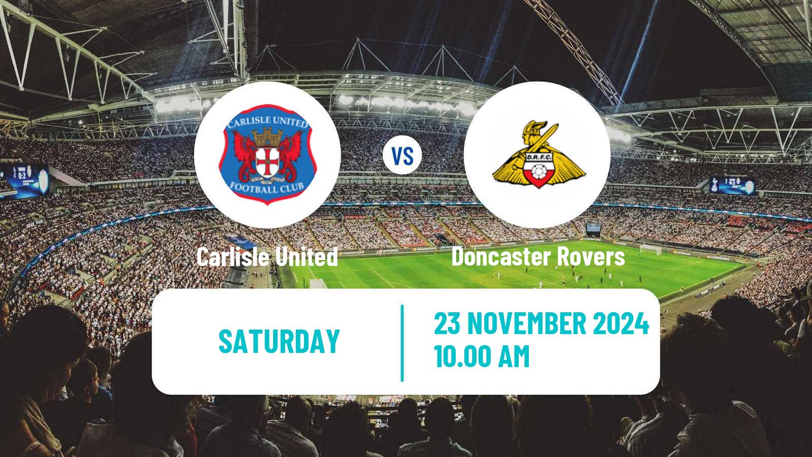 Soccer English League Two Carlisle United - Doncaster Rovers