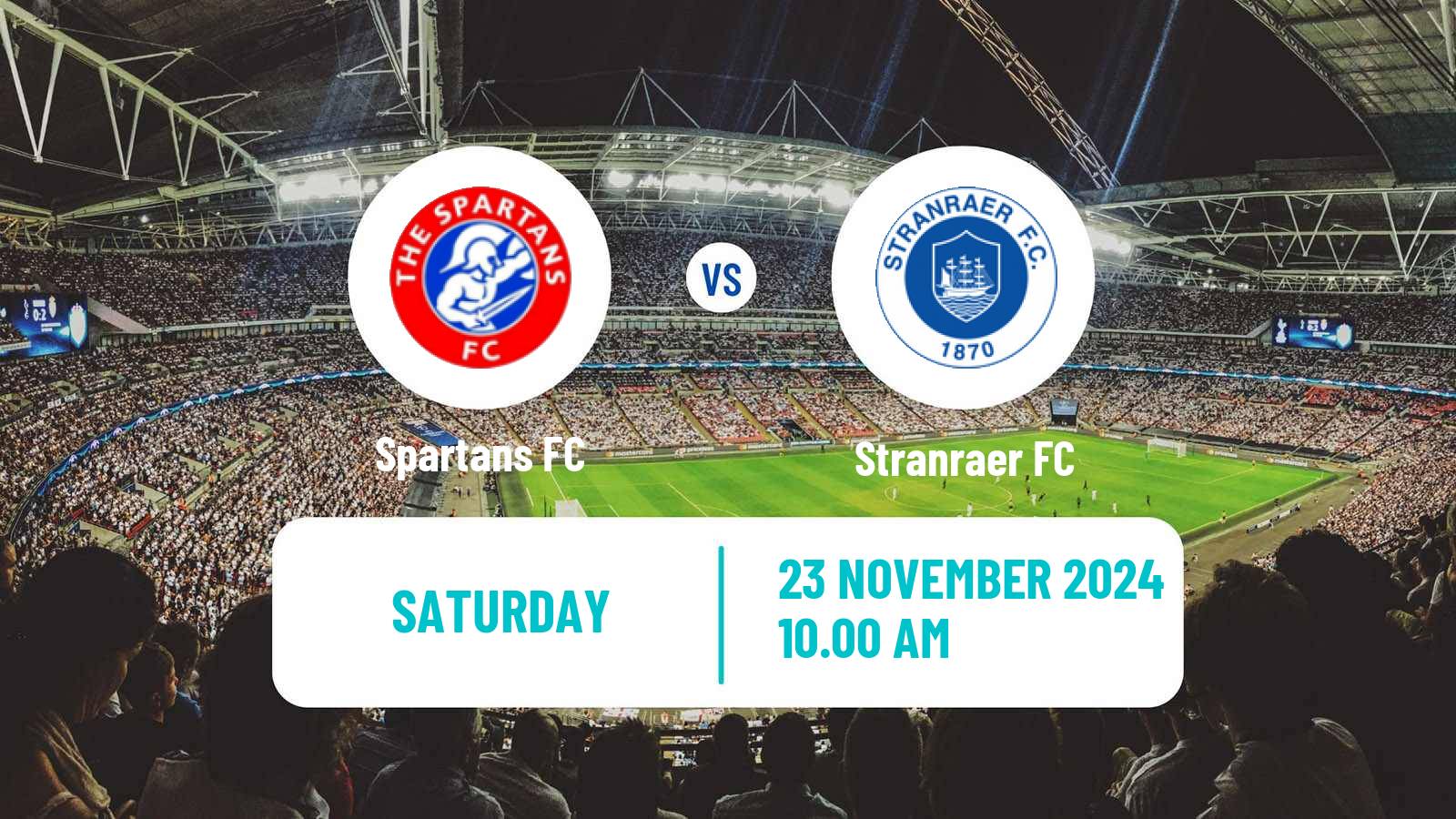 Soccer Scottish League Two Spartans - Stranraer