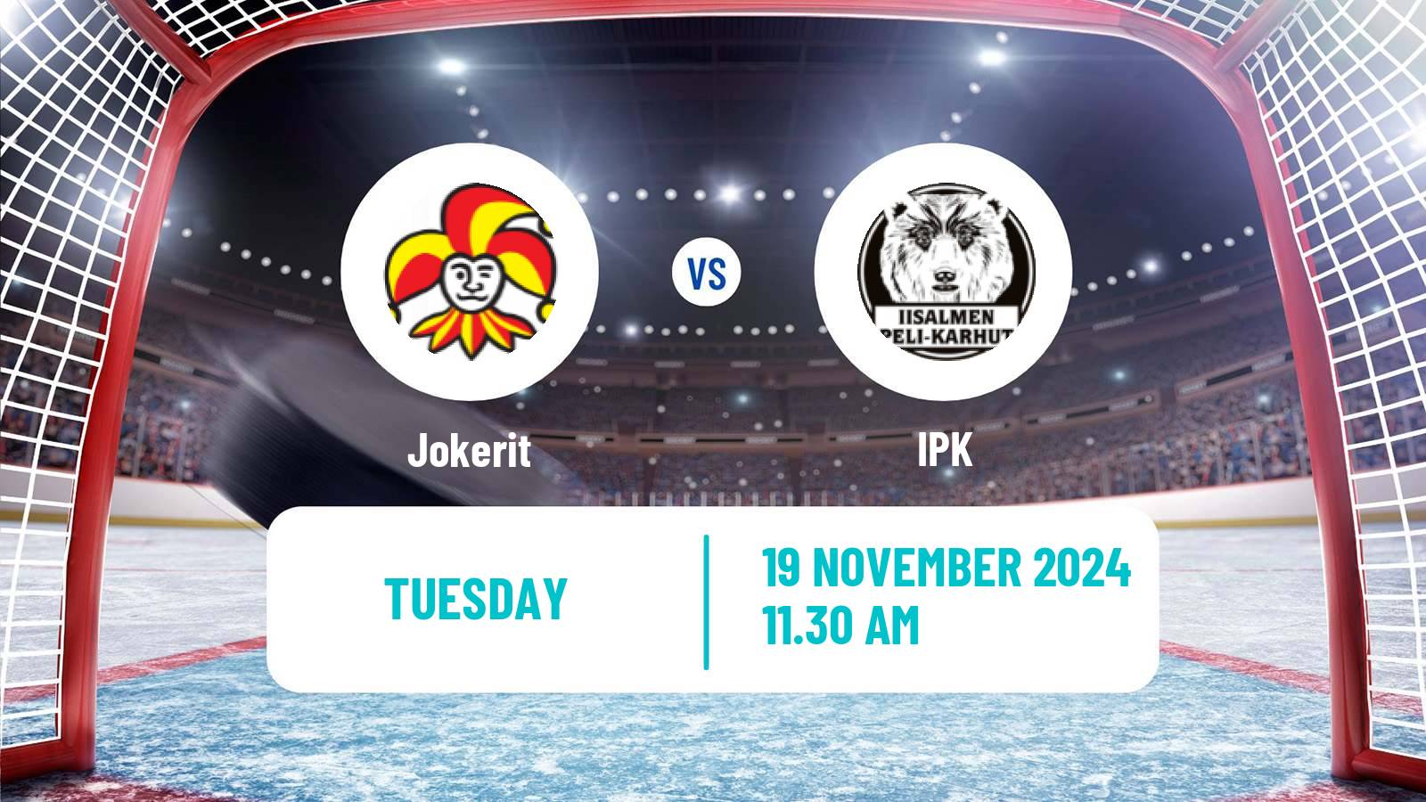 Hockey Finnish Mestis Jokerit - IPK