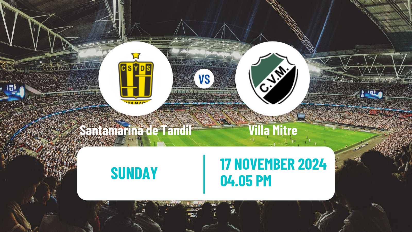 Soccer Argentinian Torneo Federal Santamarina de Tandil - Villa Mitre