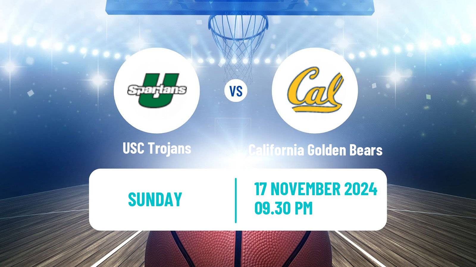 Basketball NCAA College Basketball USC Trojans - California Golden Bears