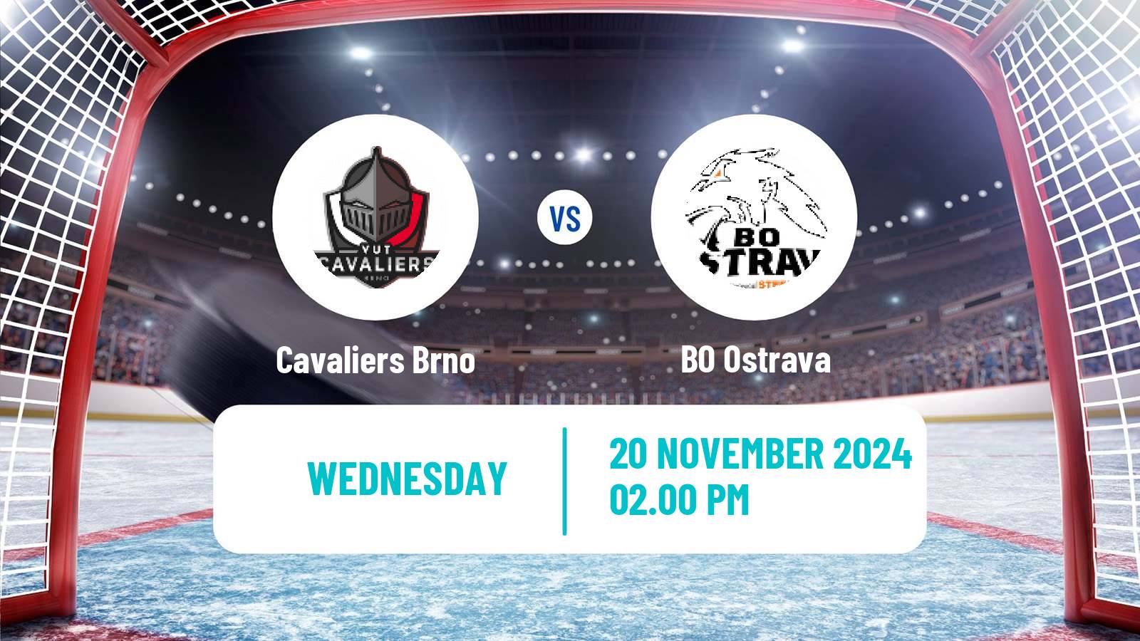 Hockey Czech ULLH Cavaliers Brno - BO Ostrava