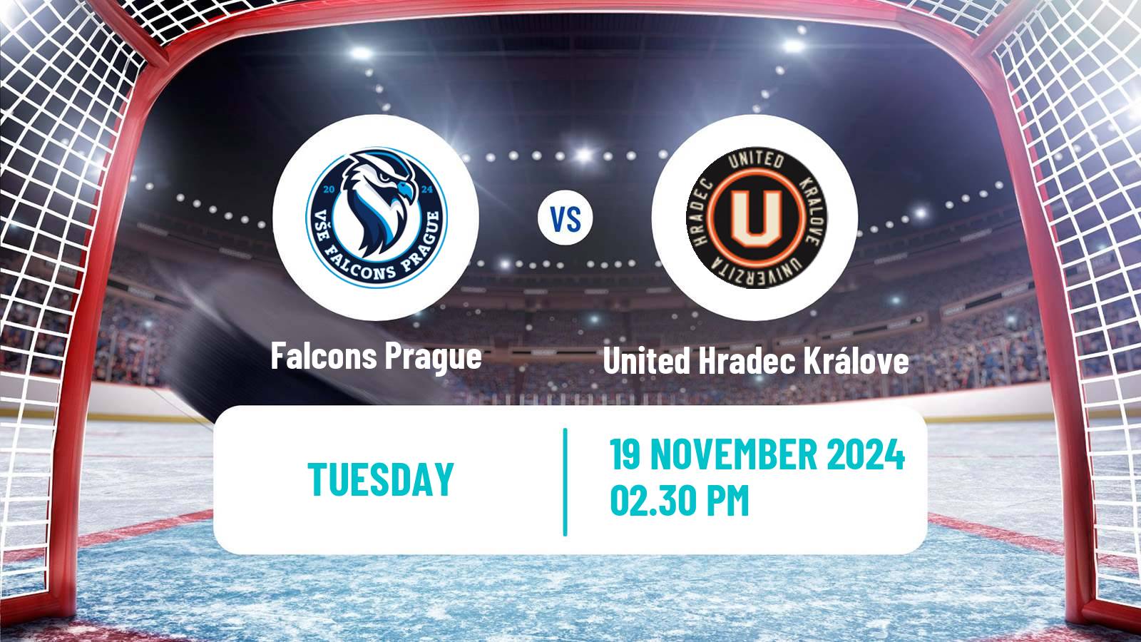 Hockey Czech ULLH Falcons Prague - United Hradec Králove