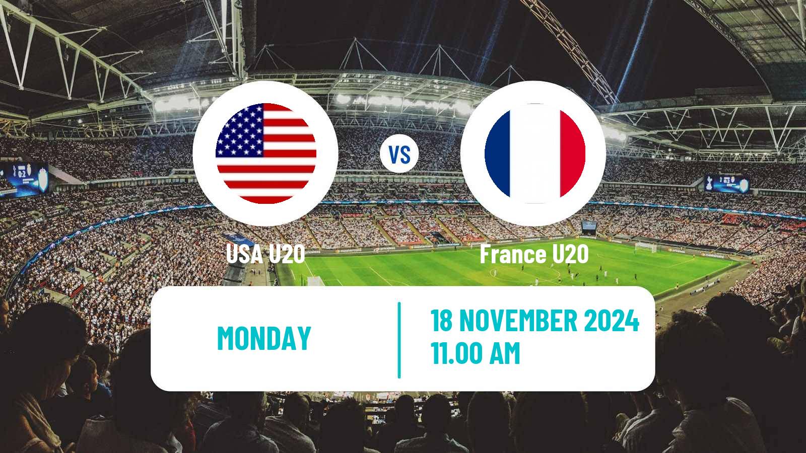 Soccer Friendly USA U20 - France U20