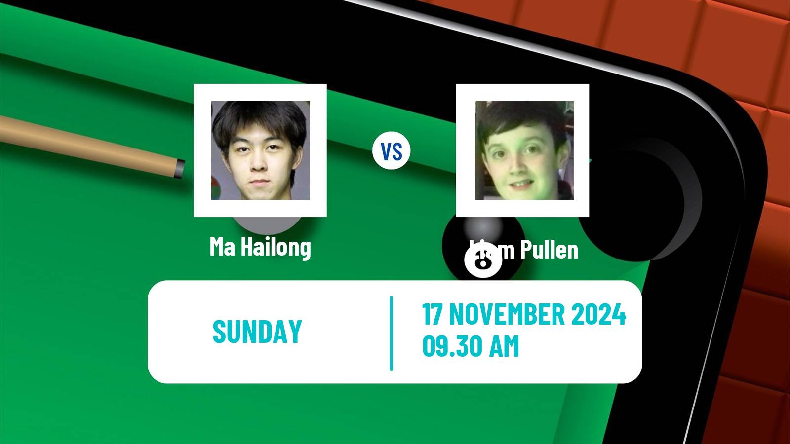 Snooker Uk Championship Ma Hailong - Liam Pullen