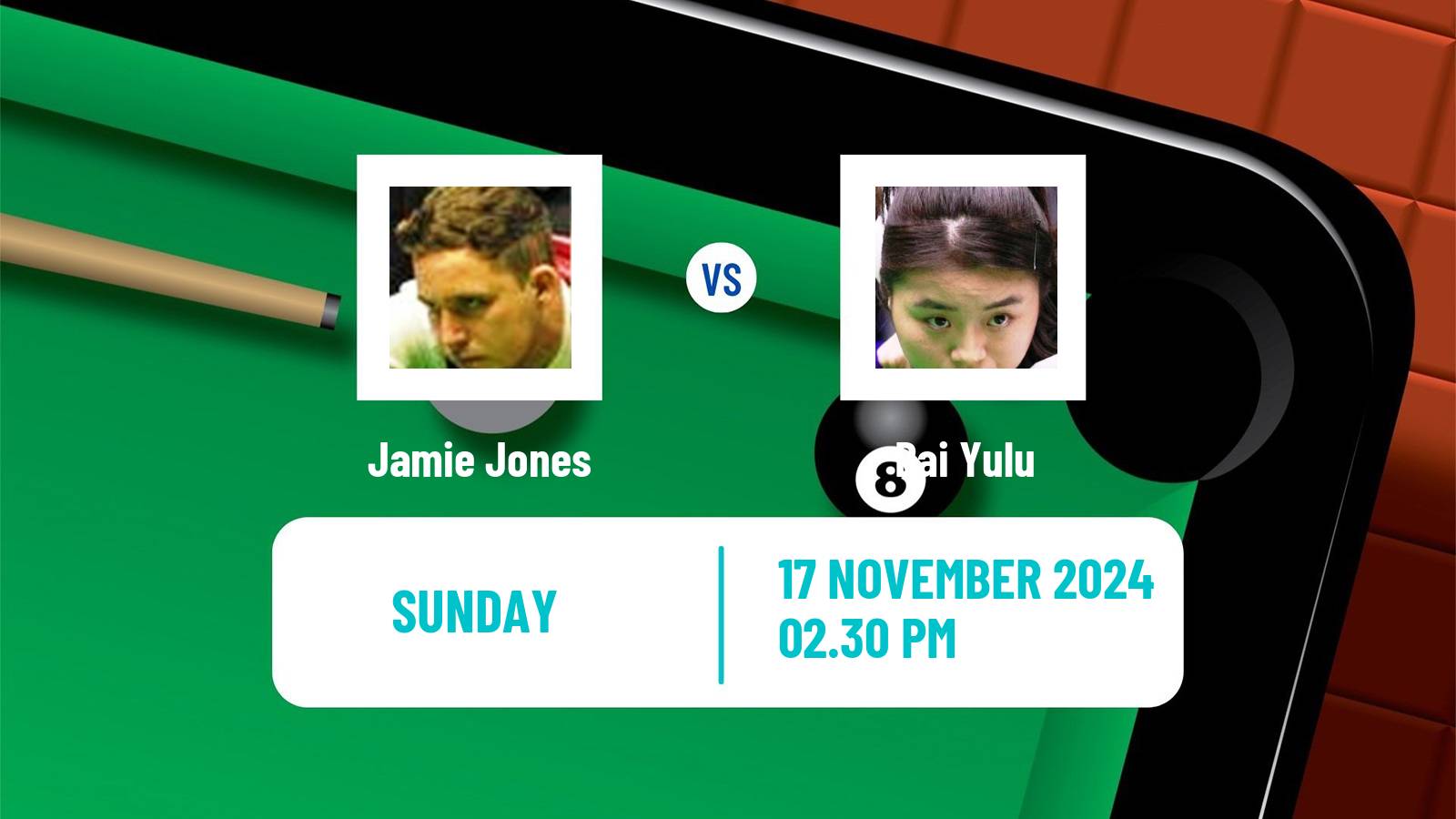 Snooker Uk Championship Jamie Jones - Bai Yulu