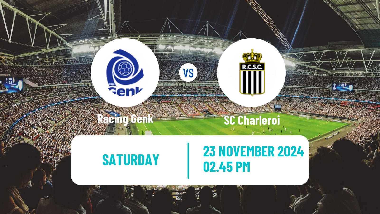 Soccer Belgian Jupiler Pro League Genk - Charleroi