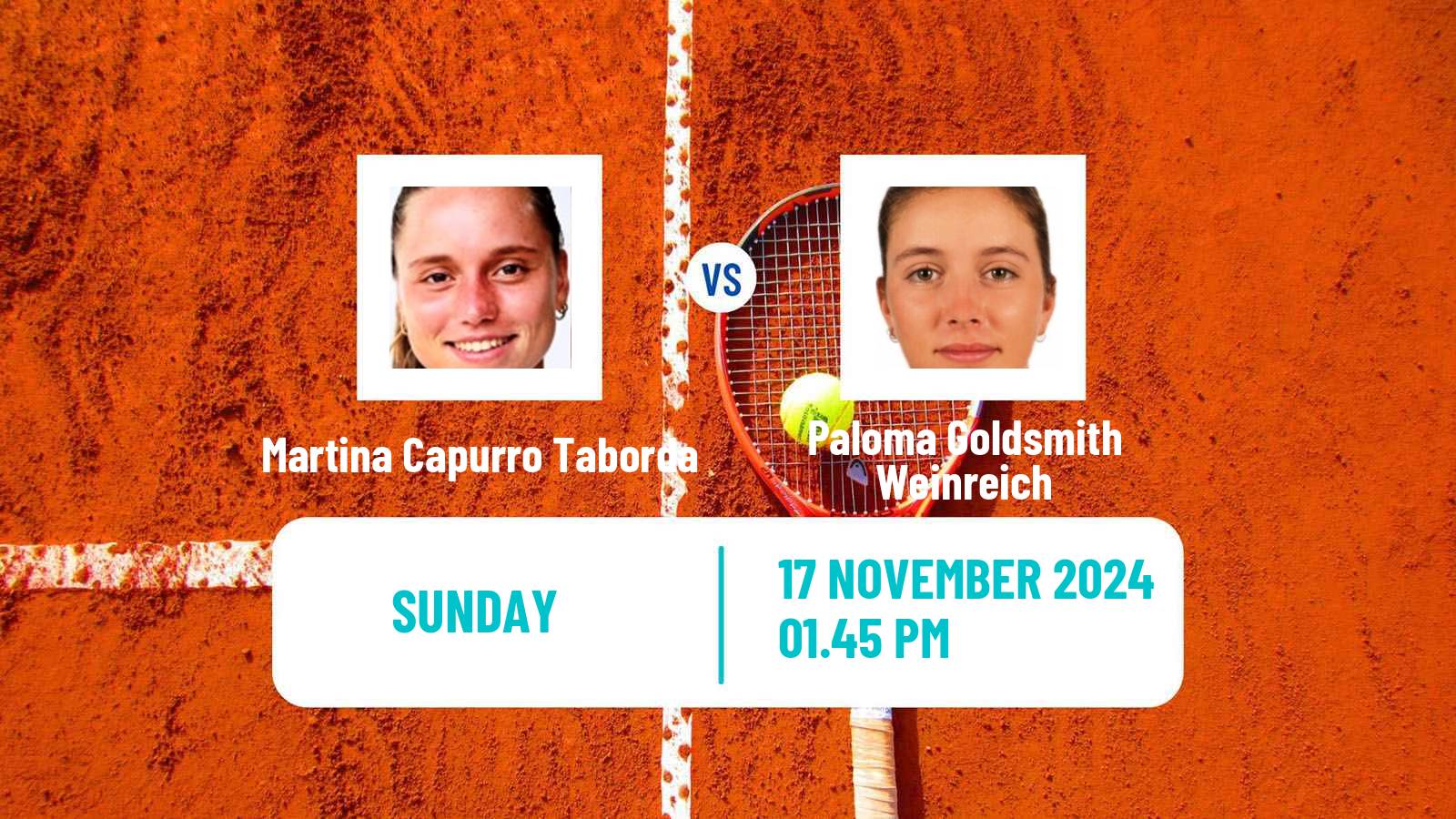 Tennis Colina Challenger Women Martina Capurro Taborda - Paloma Goldsmith Weinreich