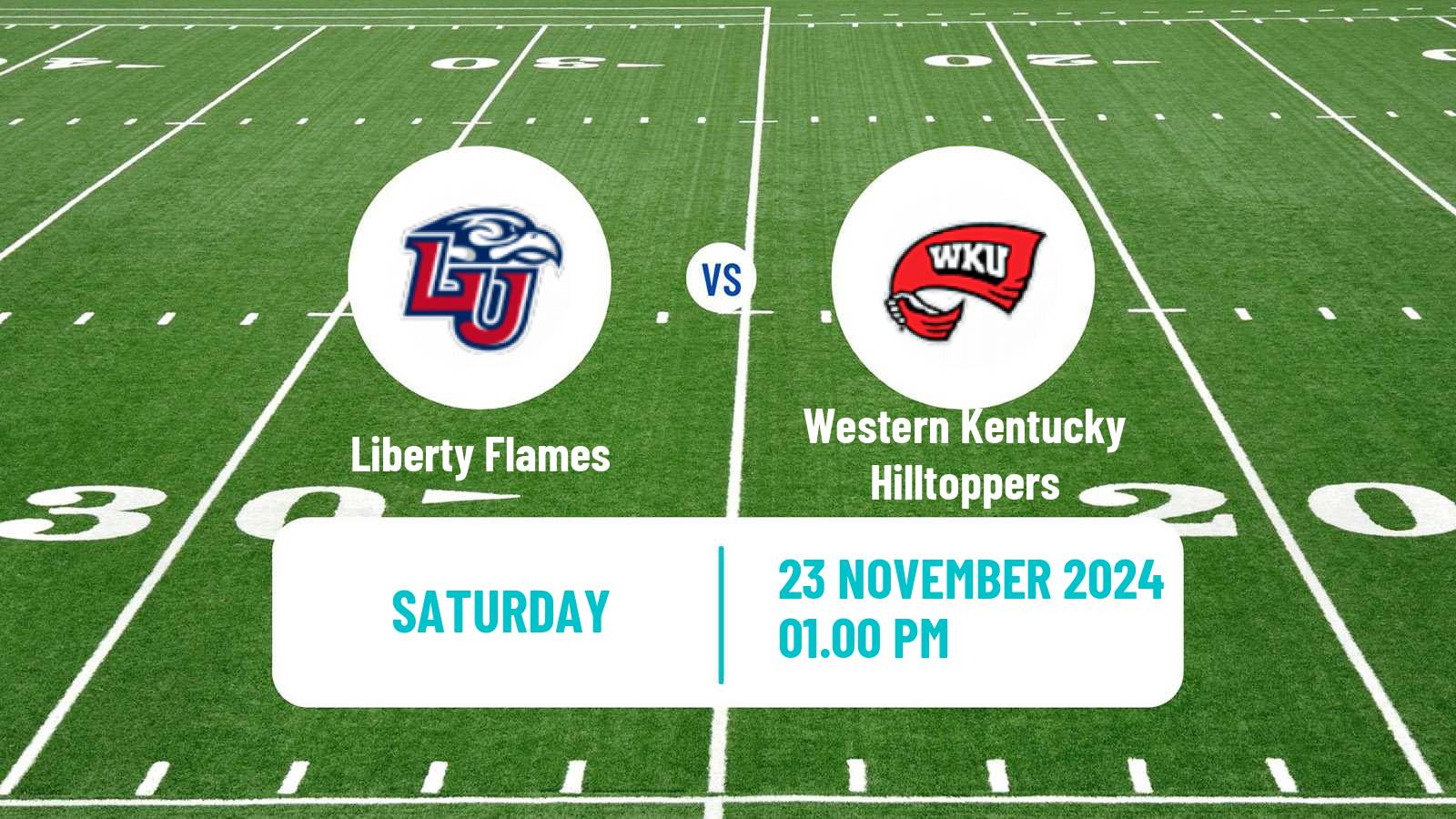 American football NCAA College Football Liberty Flames - Western Kentucky Hilltoppers