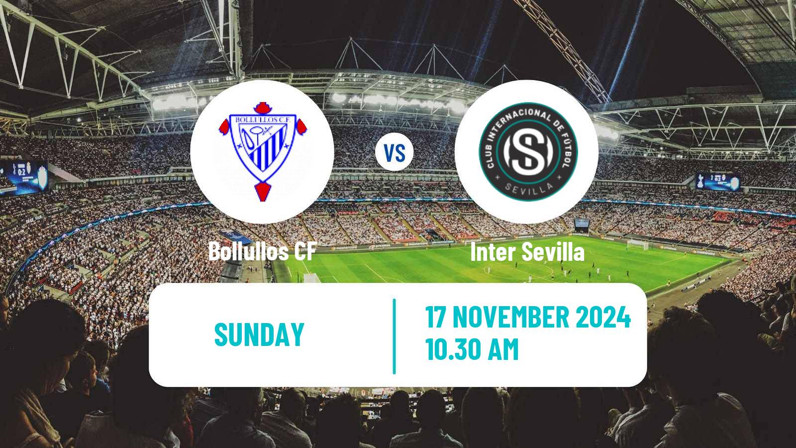 Soccer Spanish Tercera RFEF - Group 10 Bollullos - Inter Sevilla