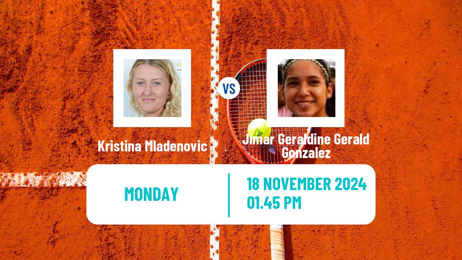 Tennis Colina Challenger Women Kristina Mladenovic - Jimar Geraldine Gerald Gonzalez