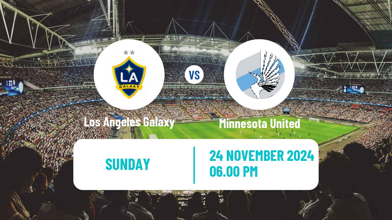 Soccer MLS Los Angeles Galaxy - Minnesota United