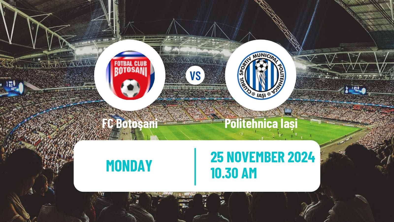 Soccer Romanian Liga 1 Botoșani - Politehnica Iași