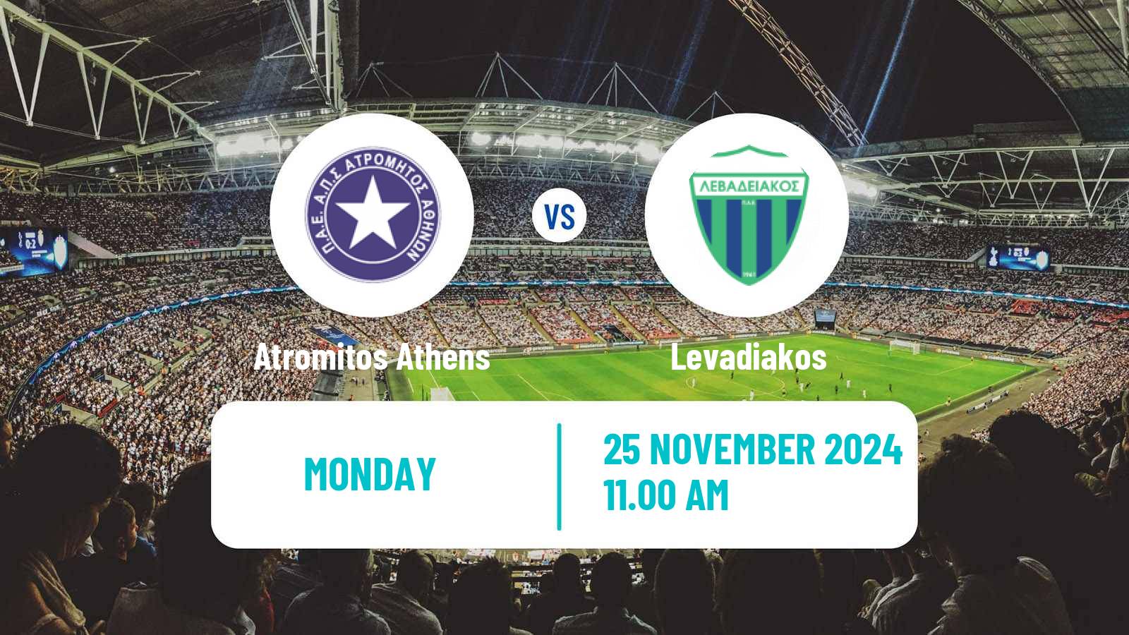 Soccer Greek Super League Atromitos Athens - Levadiakos