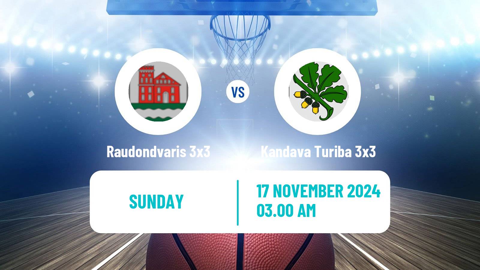 Basketball World Tour Shenzhen 3x3 Raudondvaris 3x3 - Kandava Turiba 3x3