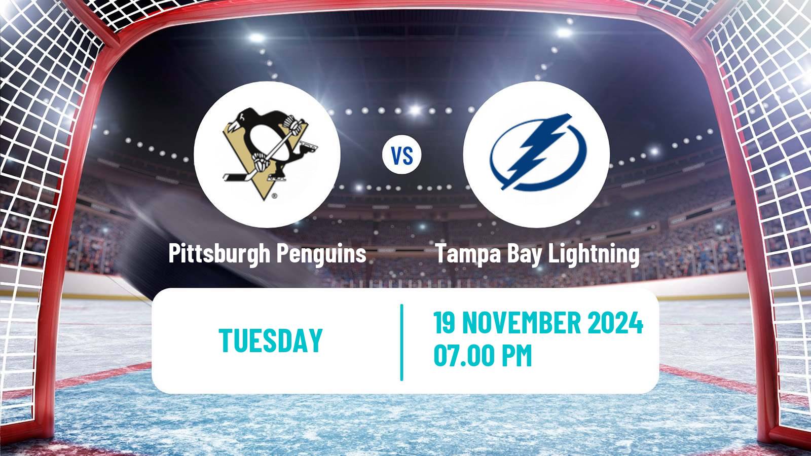 Hockey NHL Pittsburgh Penguins - Tampa Bay Lightning