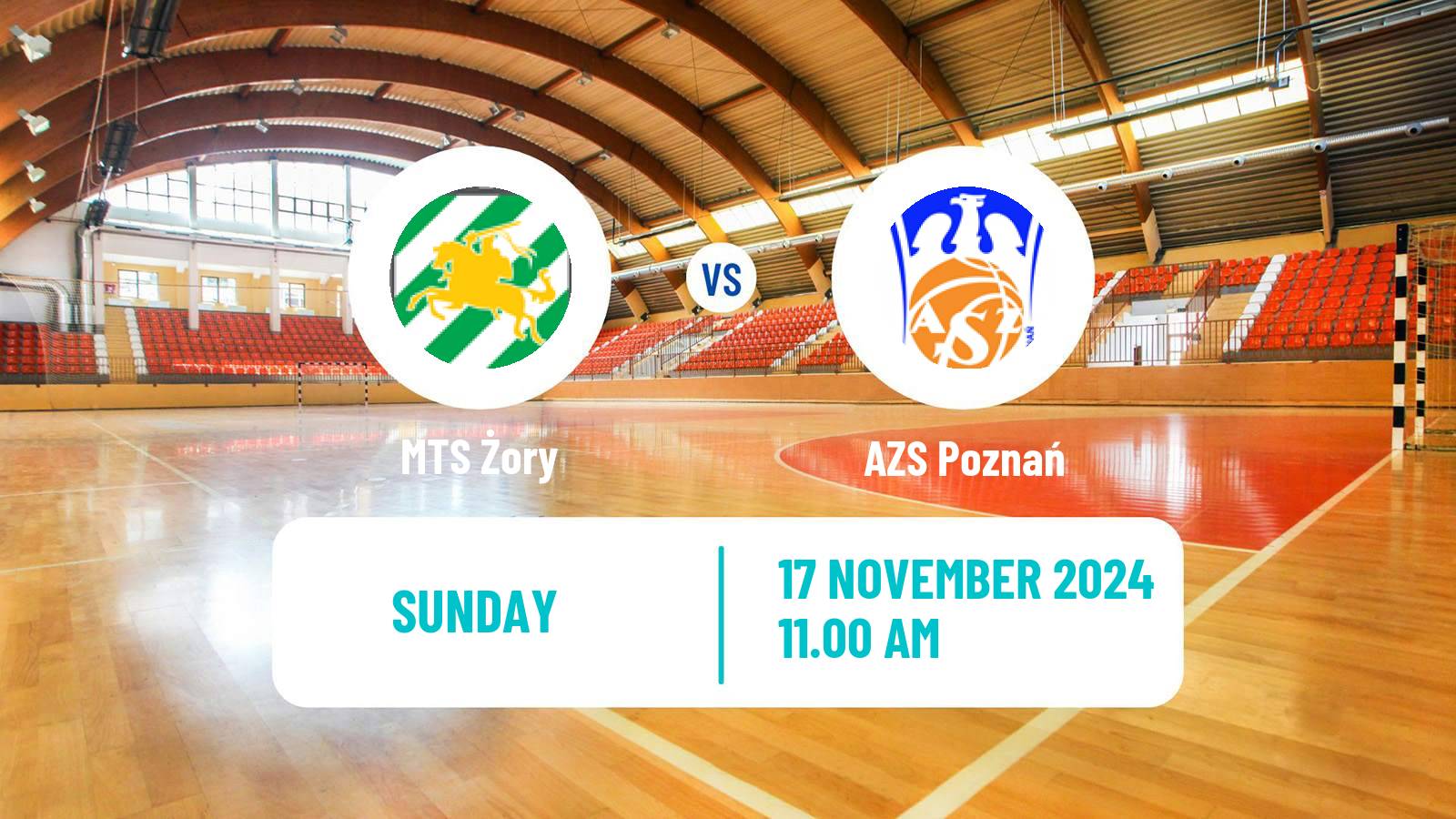 Handball Polish Central League Handball Women Żory - AZS Poznań