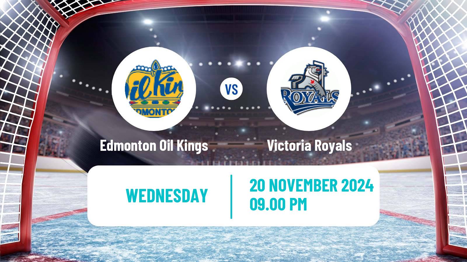 Hockey WHL Edmonton Oil Kings - Victoria Royals