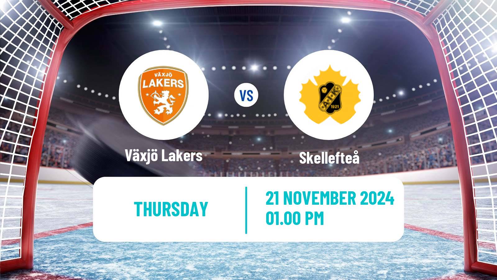 Hockey SHL Växjö Lakers - Skellefteå