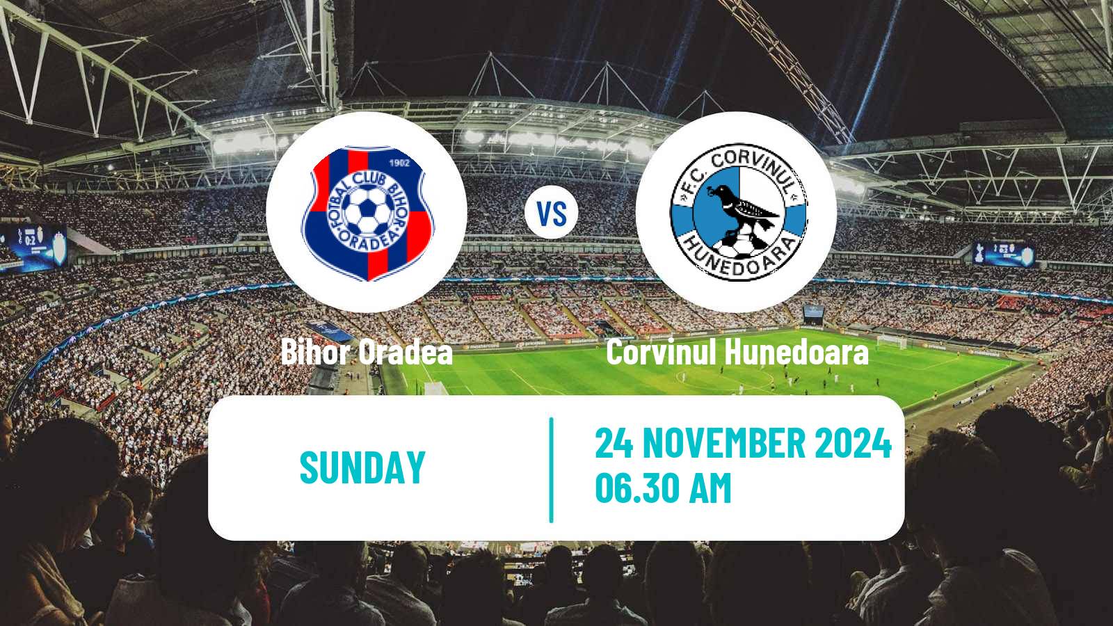 Soccer Romanian Division 2 Bihor Oradea - Corvinul Hunedoara