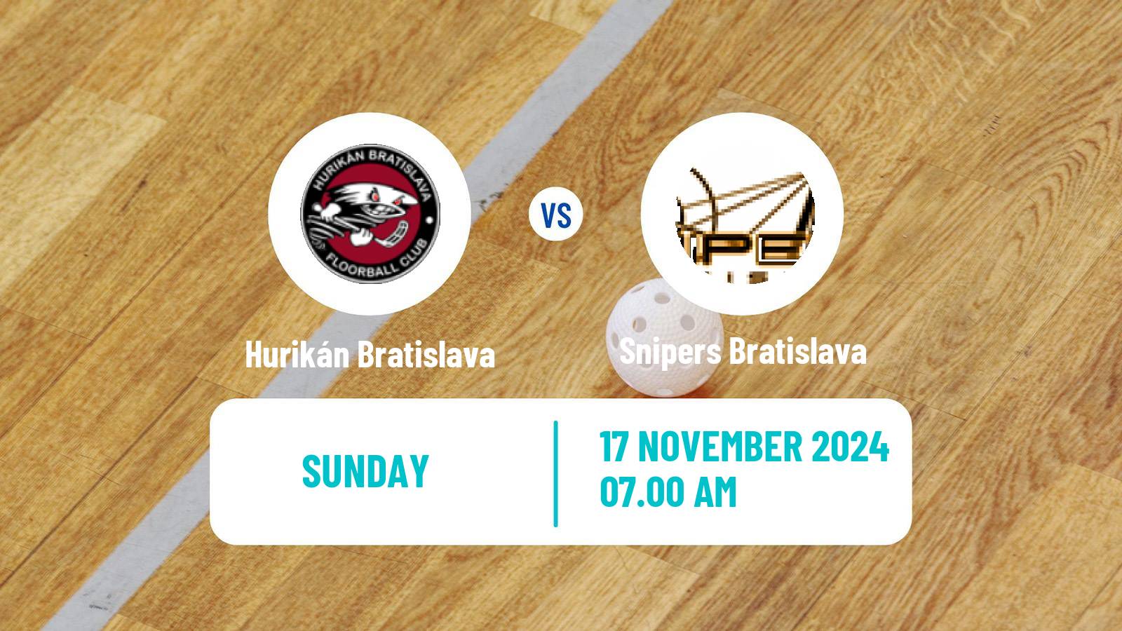 Floorball Slovak Extraliga Floorball Women Hurikán Bratislava - Snipers Bratislava