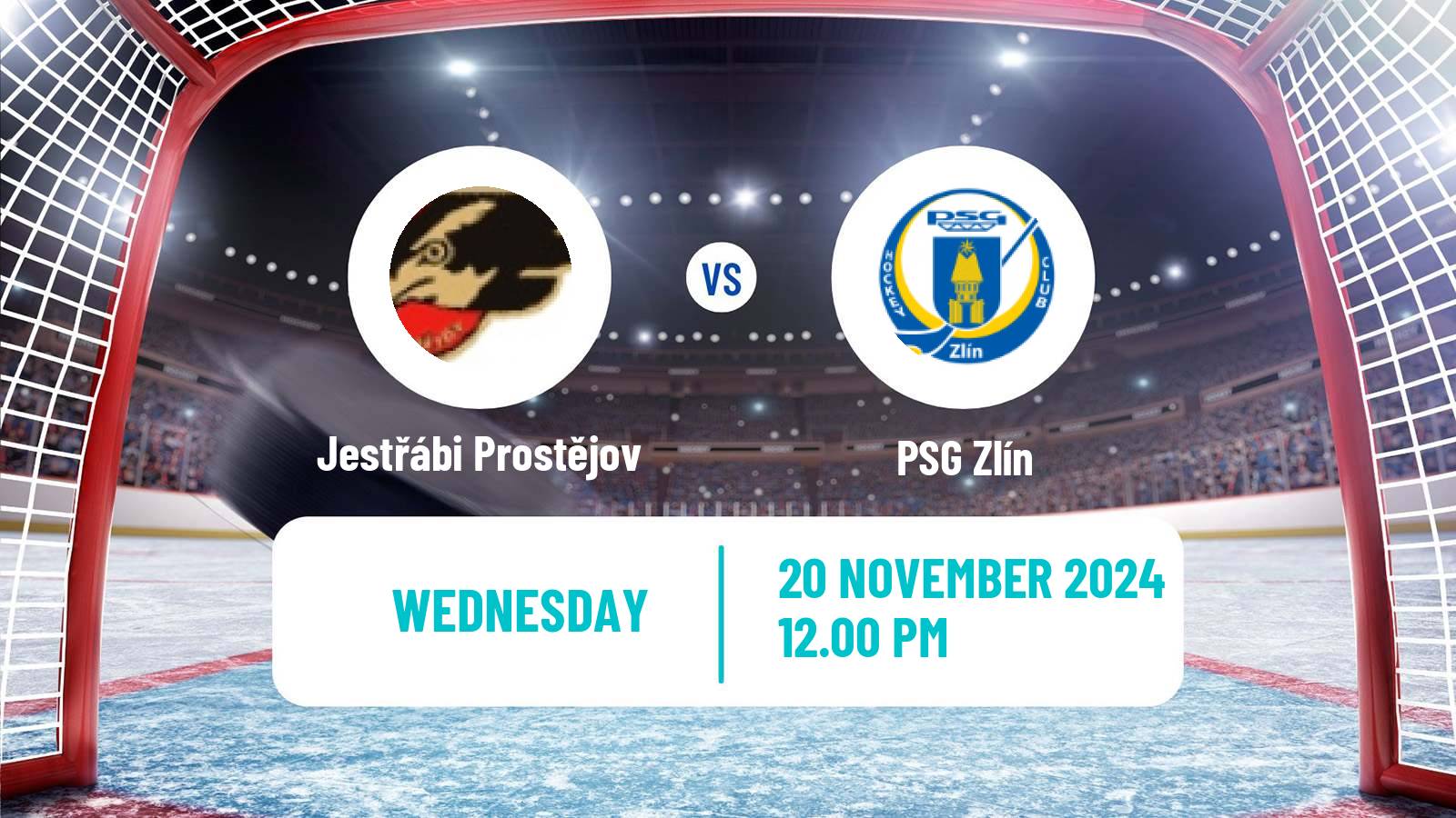 Hockey Czech Chance Liga Jestřábi Prostějov - PSG Zlín