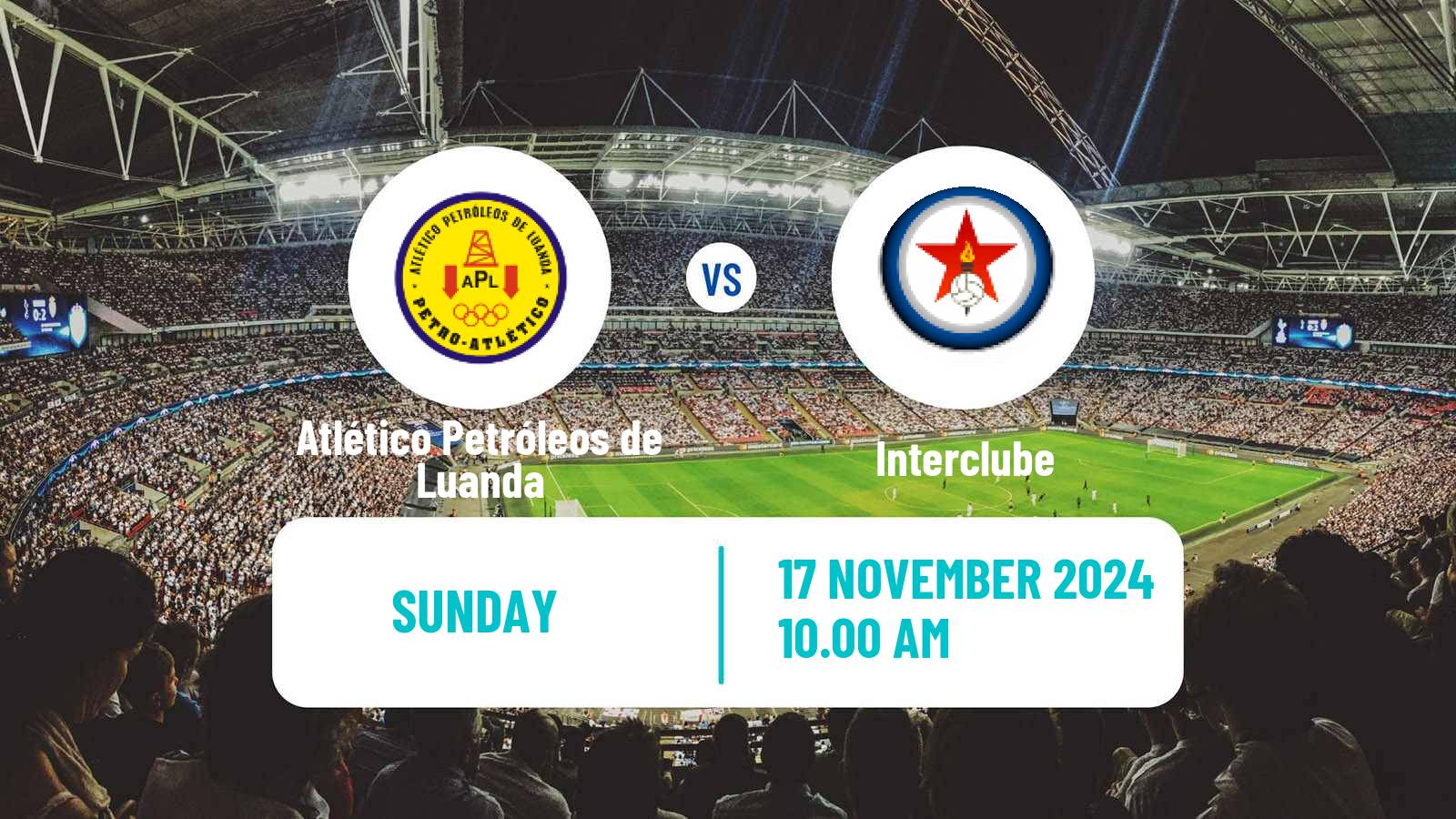 Soccer Angolan Girabola Atlético Petróleos de Luanda - Interclube