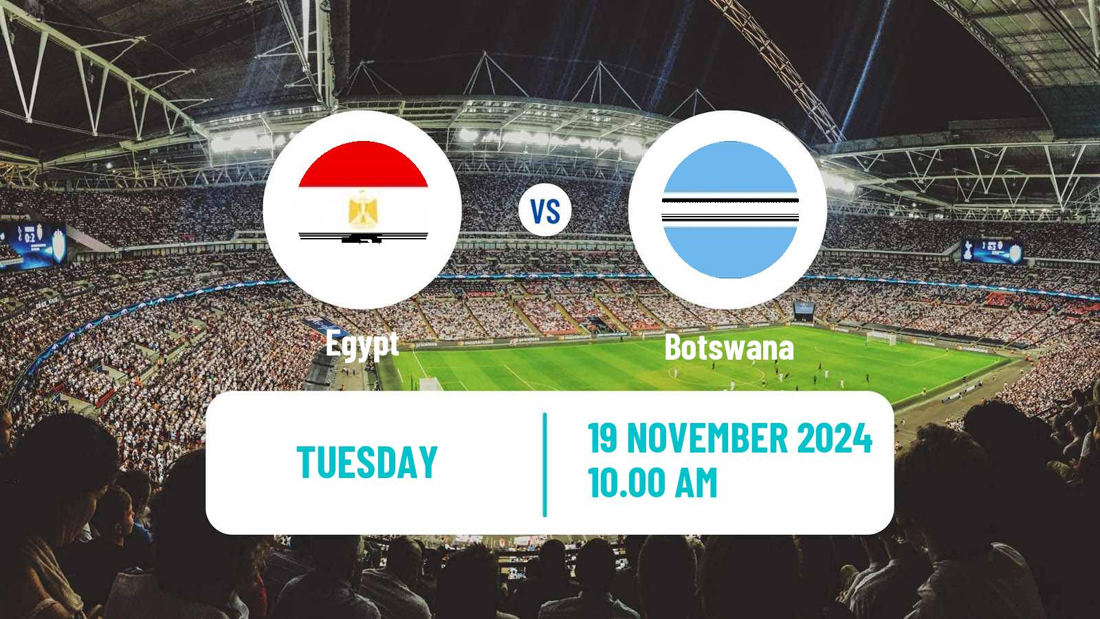 Soccer Africa Cup of Nations Egypt - Botswana