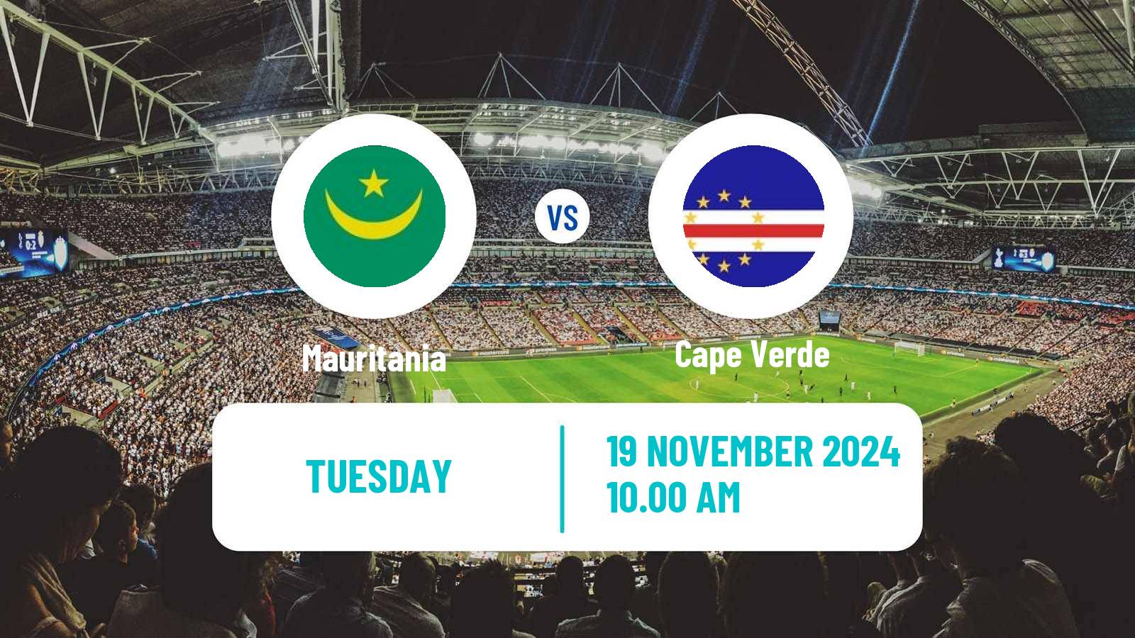 Soccer Africa Cup of Nations Mauritania - Cape Verde