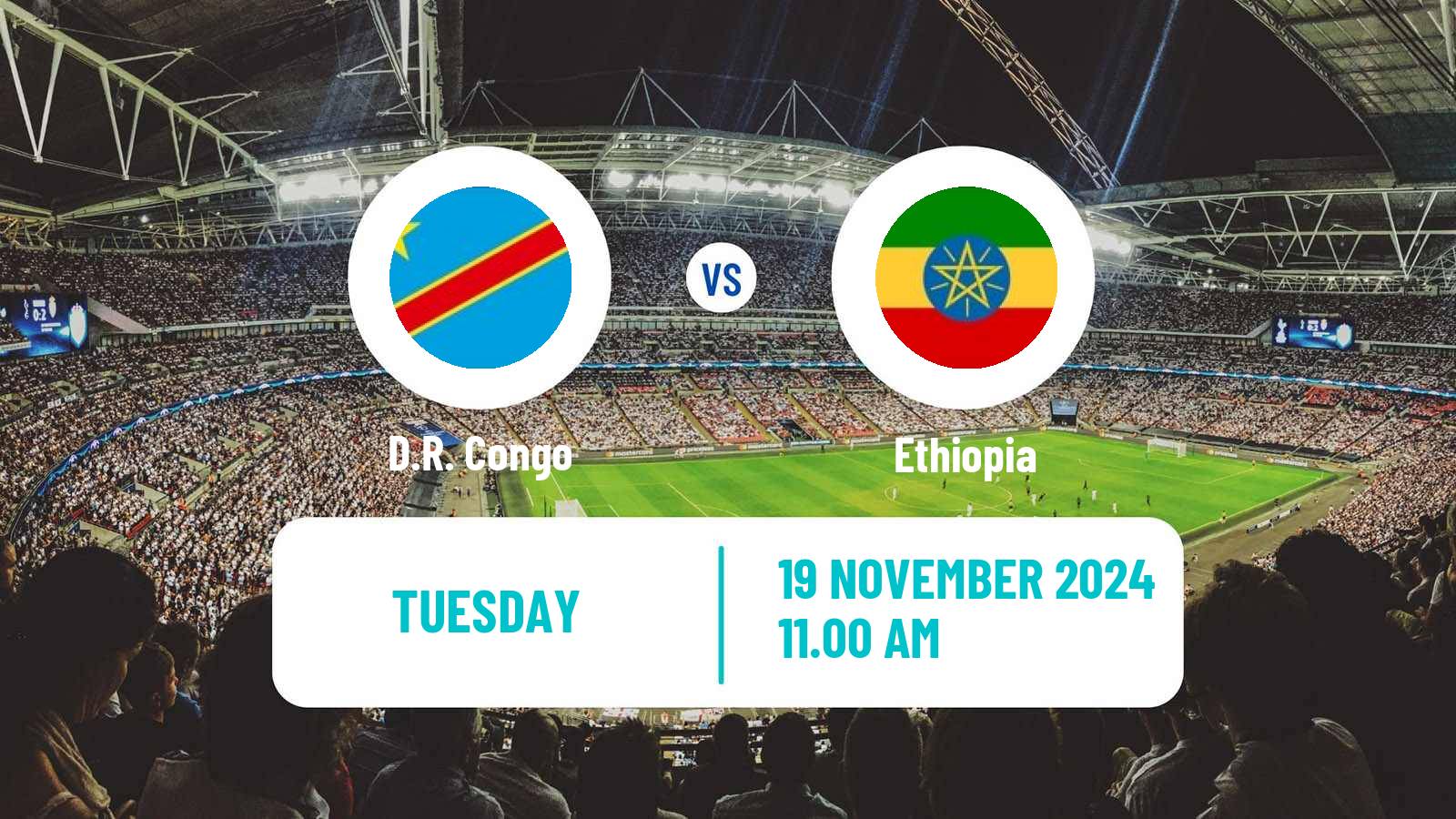 Soccer Africa Cup of Nations D.R. Congo - Ethiopia