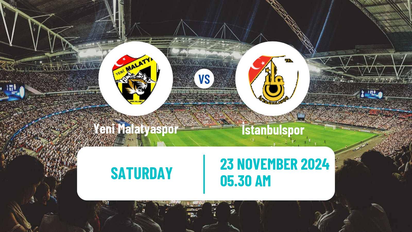 Soccer Turkish First League Yeni Malatyaspor - İstanbulspor