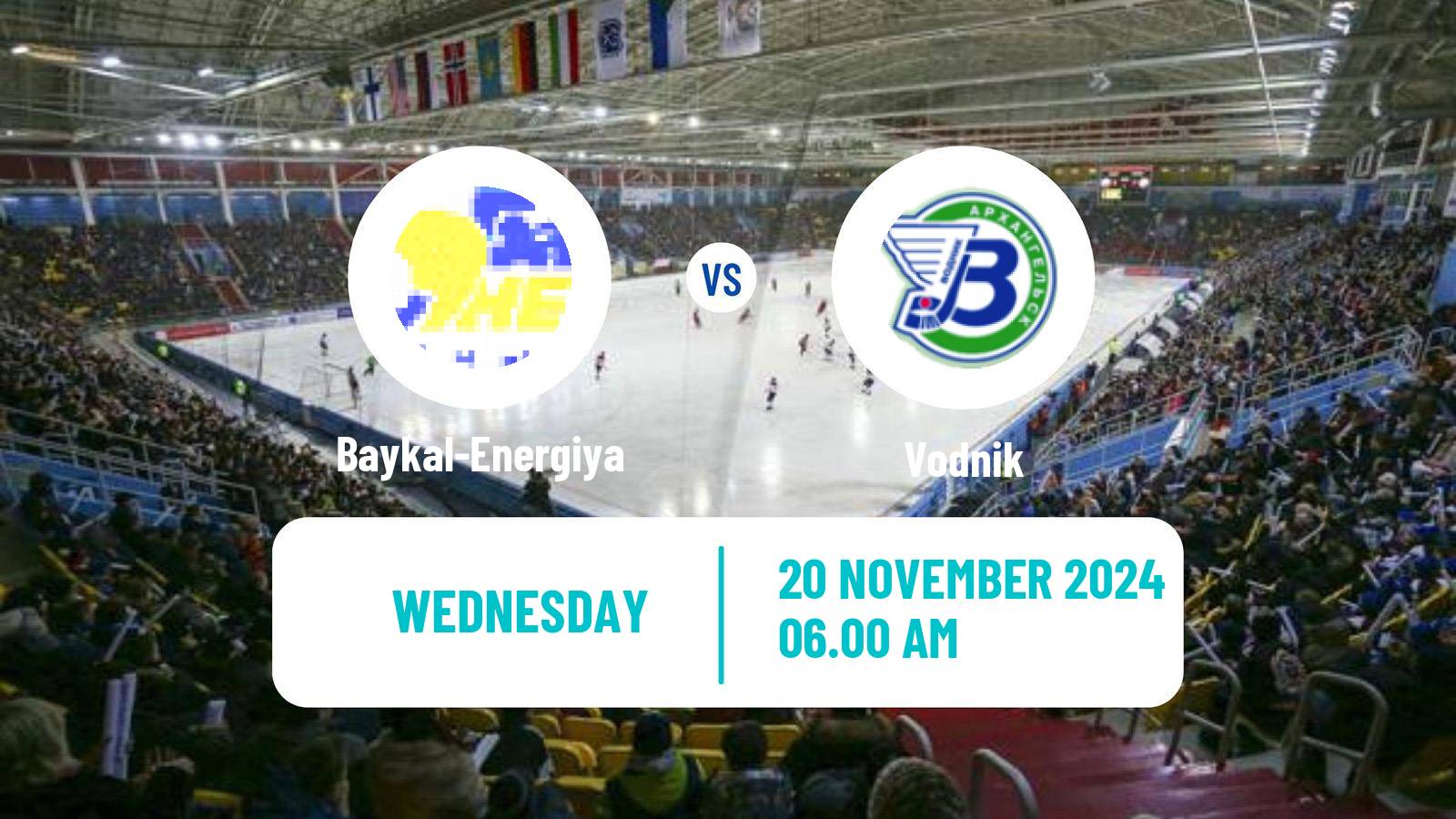 Bandy Russian Super League Bandy Baykal-Energiya - Vodnik