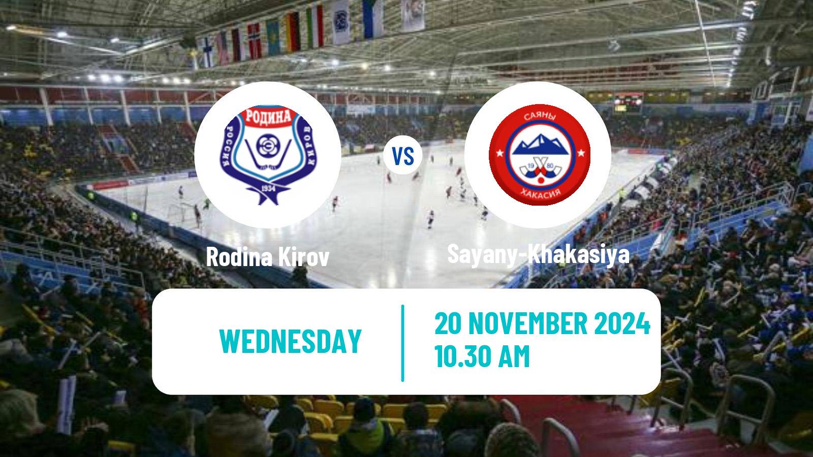 Bandy Russian Super League Bandy Rodina - Sayany-Khakasiya