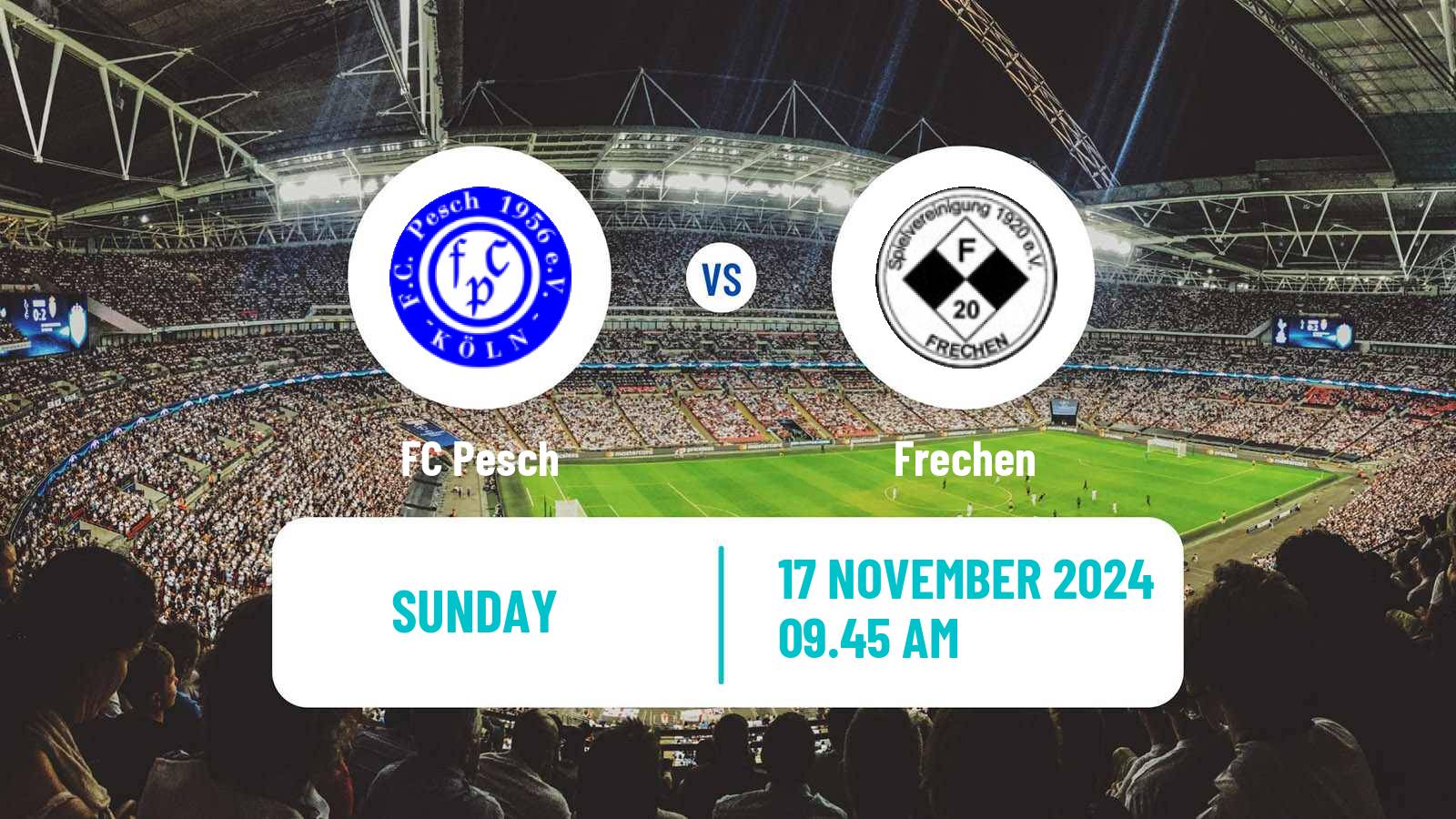 Soccer German Oberliga Mittelrhein Pesch - Frechen