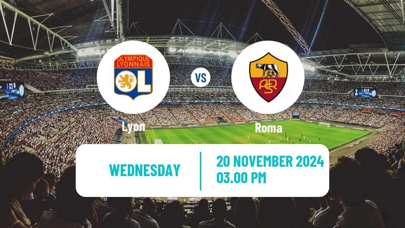 Soccer UEFA Champions League Women Lyon - Roma