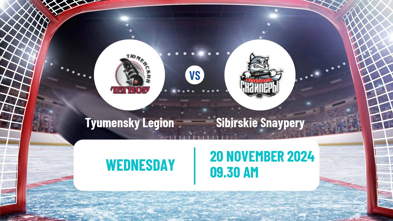 Hockey MHL Tyumensky Legion - Sibirskie Snaypery