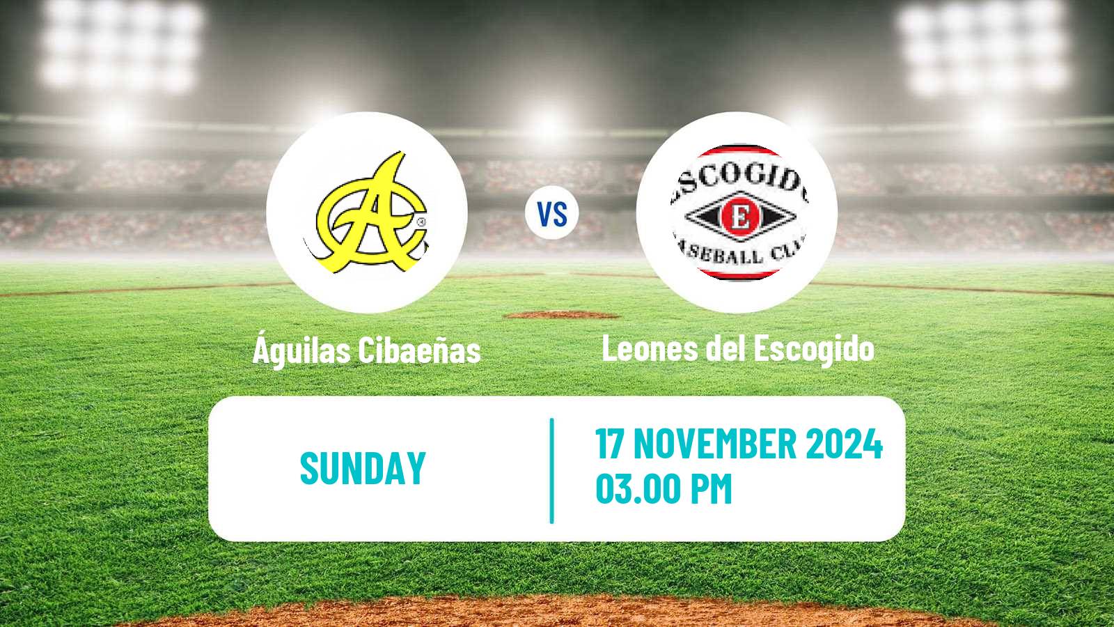 Baseball LIDOM Águilas Cibaeñas - Leones del Escogido