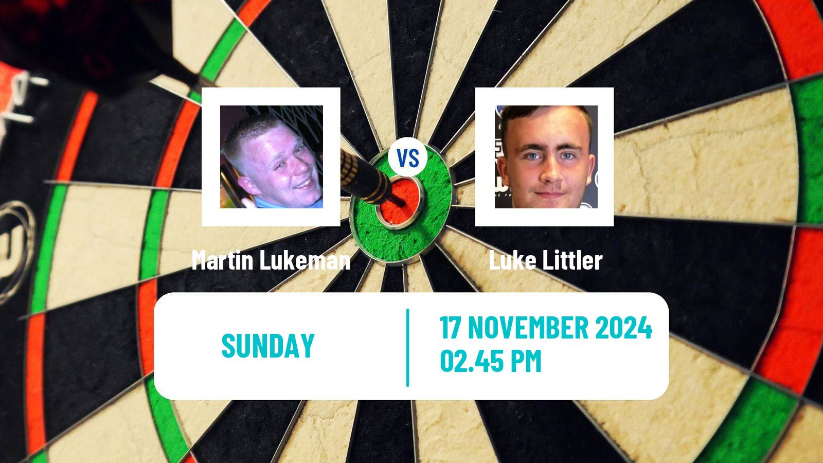 Darts Grand Slam Martin Lukeman - Luke Littler