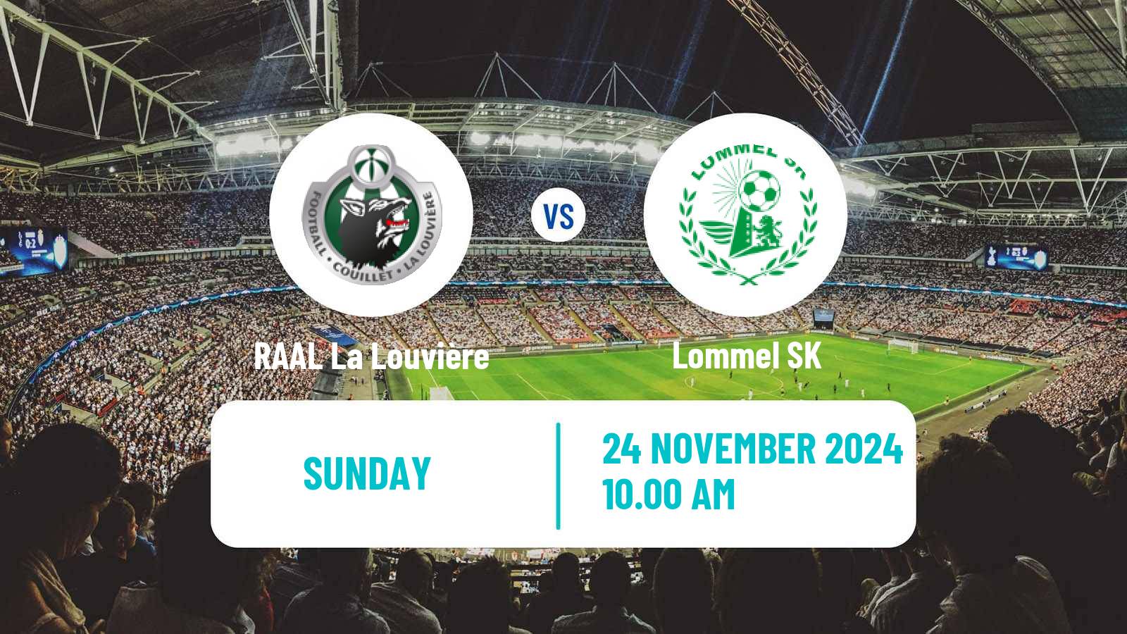 Soccer Belgian Сhallenger Pro League RAAL La Louvière - Lommel