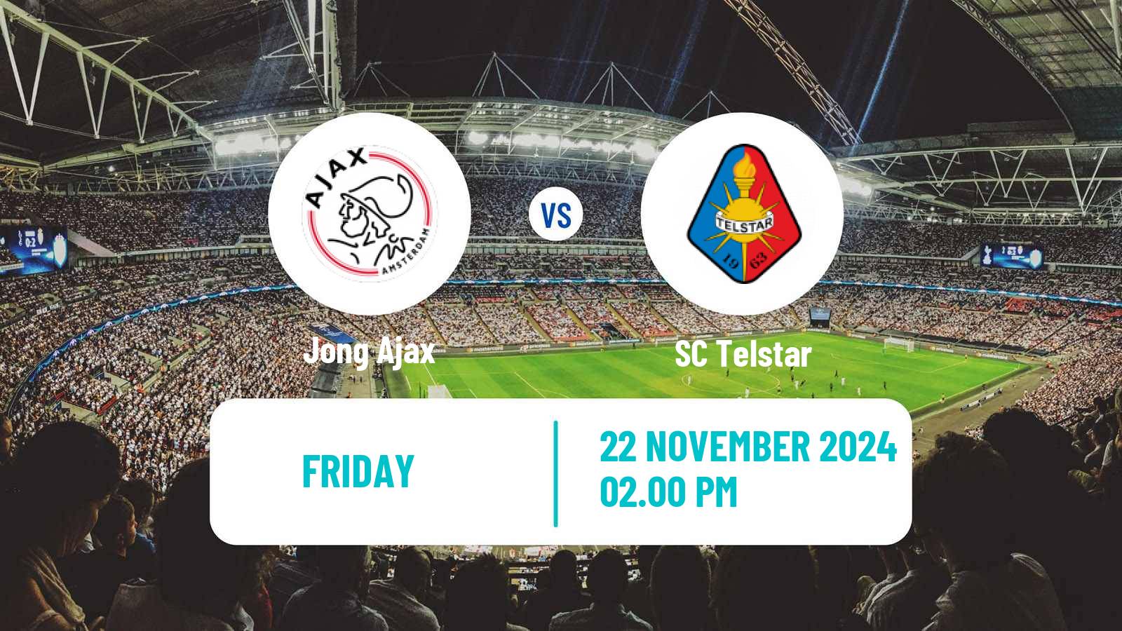 Soccer Dutch Eerste Divisie Jong Ajax - Telstar