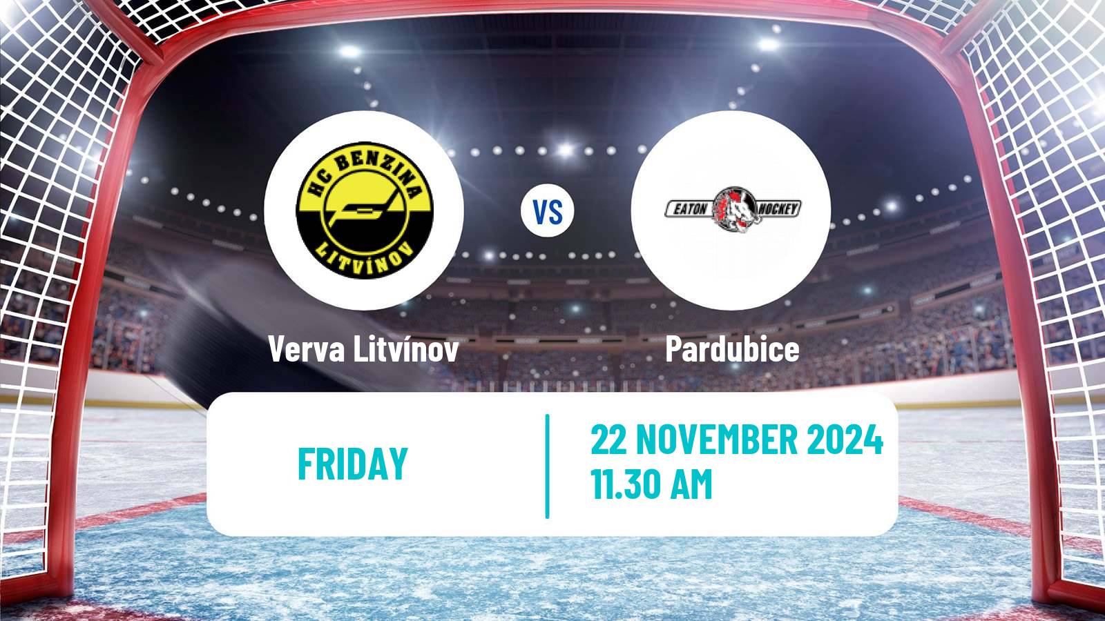 Hockey Czech Extraliga Verva Litvínov - Pardubice