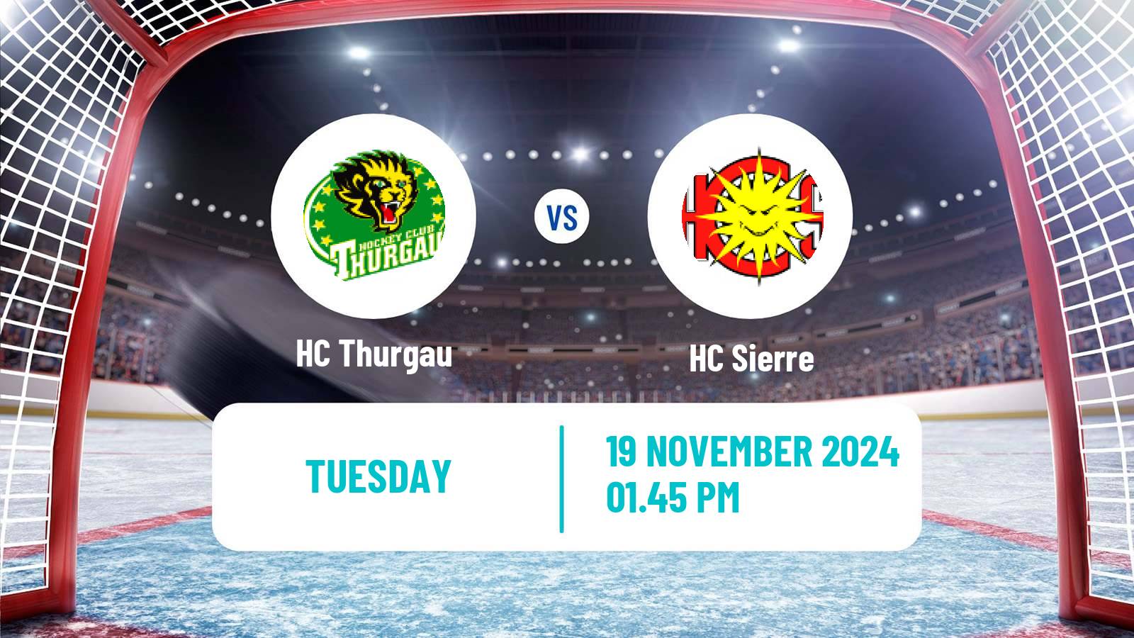 Hockey Swiss League Hockey Thurgau - Sierre