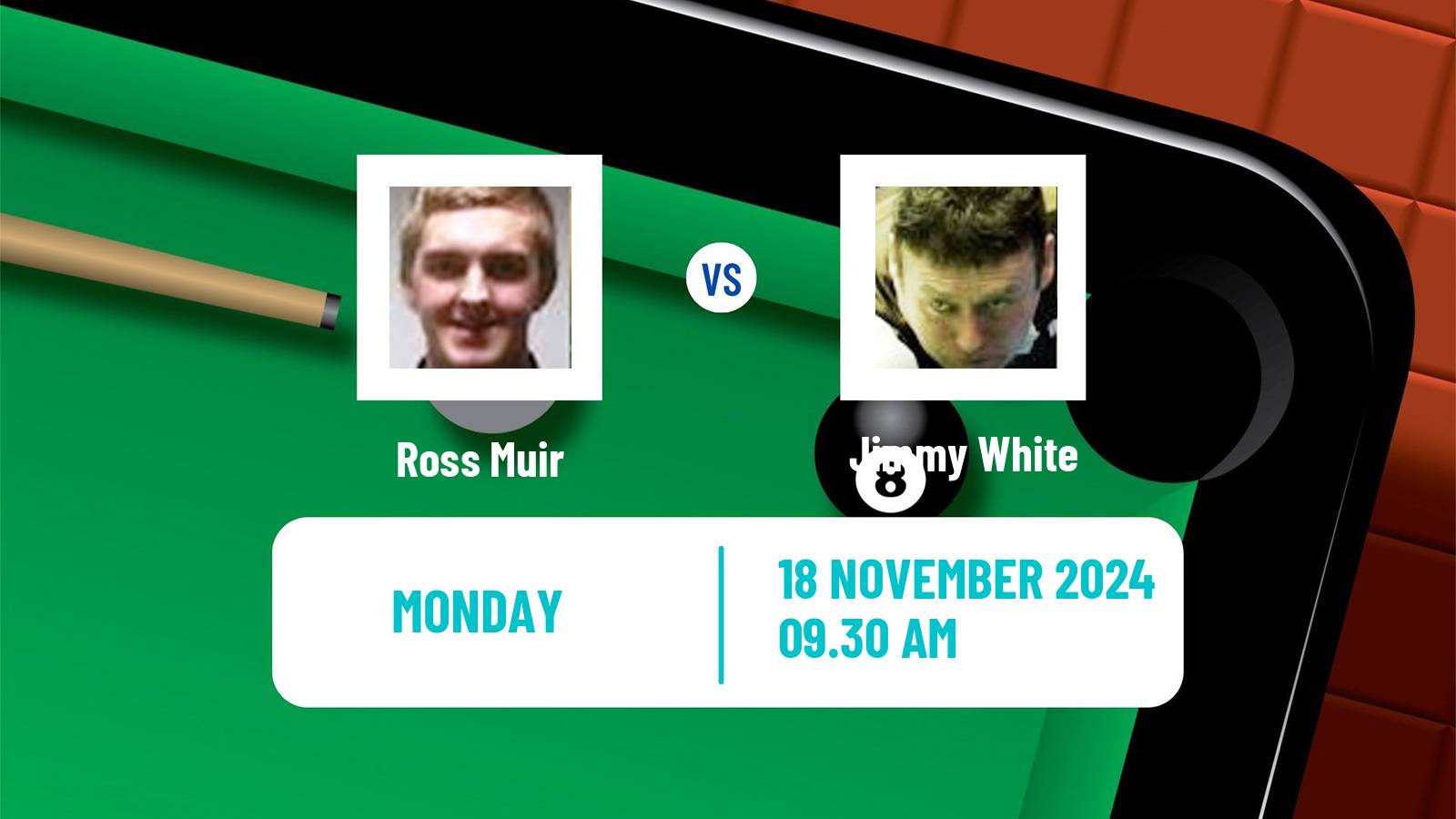 Snooker Uk Championship Ross Muir - Jimmy White