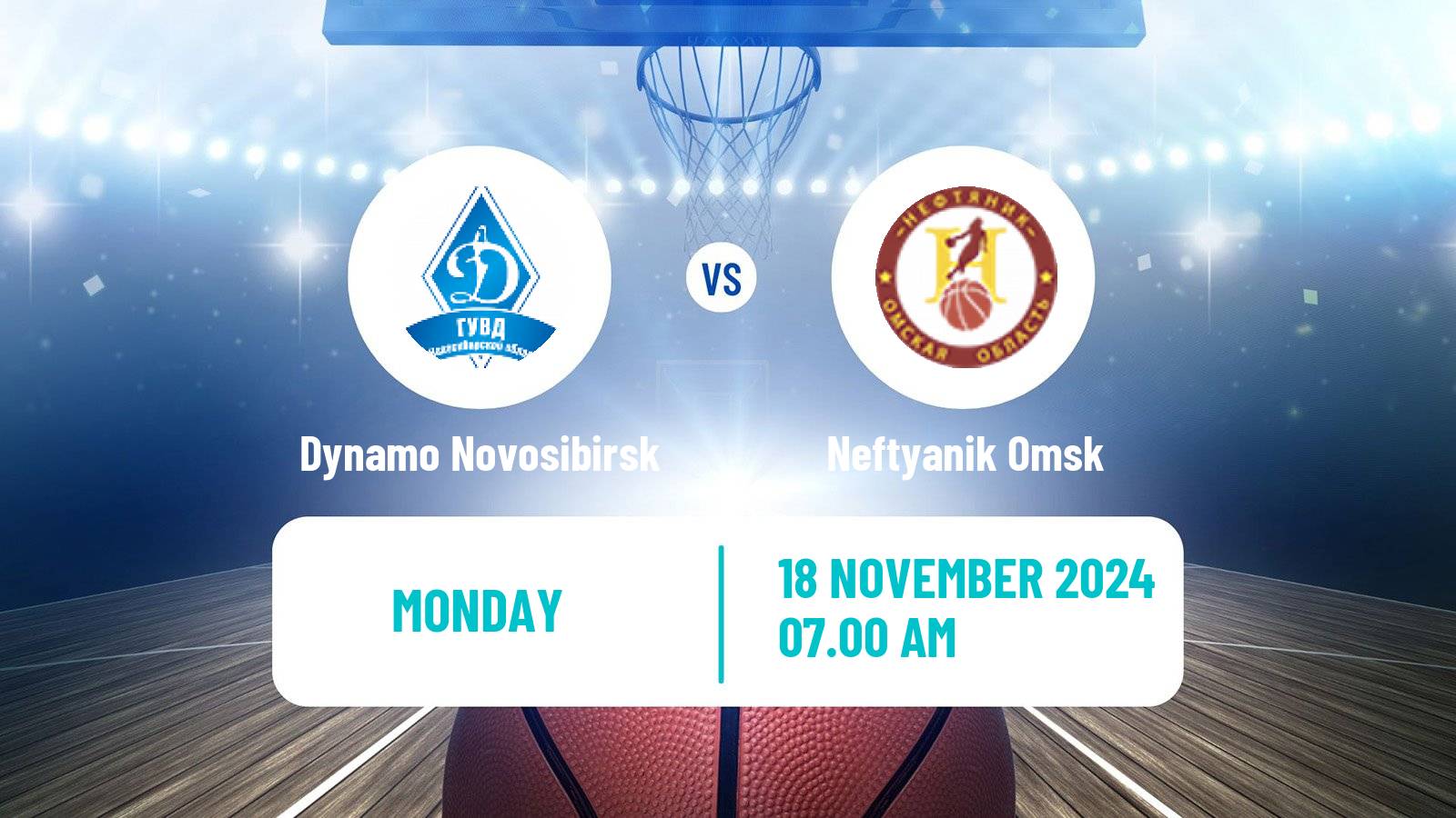 Basketball Russian Premier League Basketball Women Dynamo Novosibirsk - Neftyanik Omsk