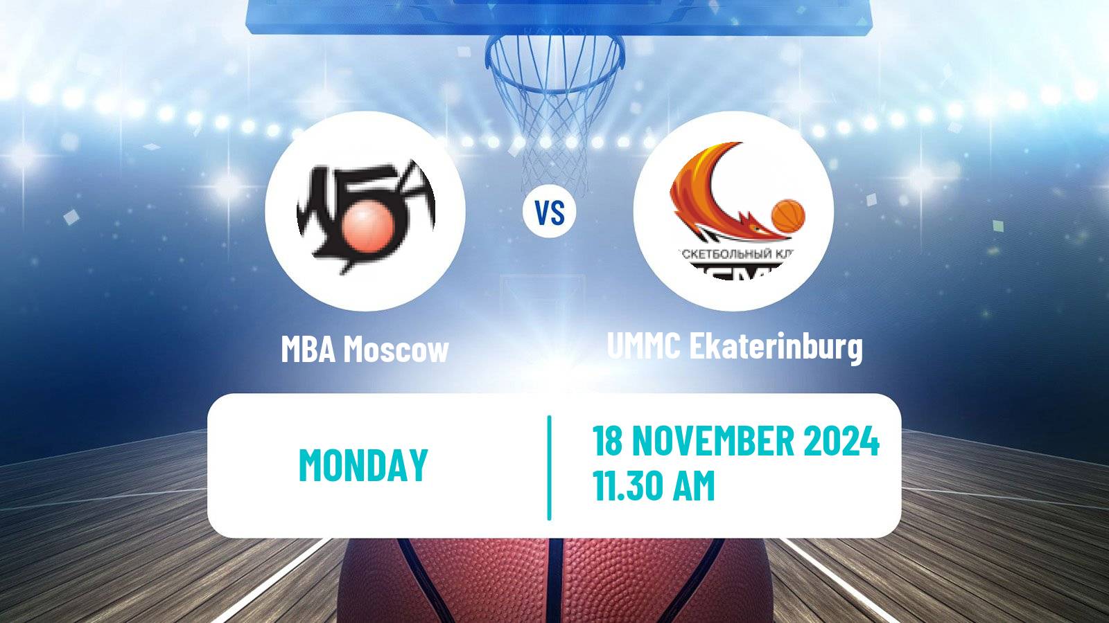 Basketball Russian Premier League Basketball Women MBA Moscow - UMMC Ekaterinburg