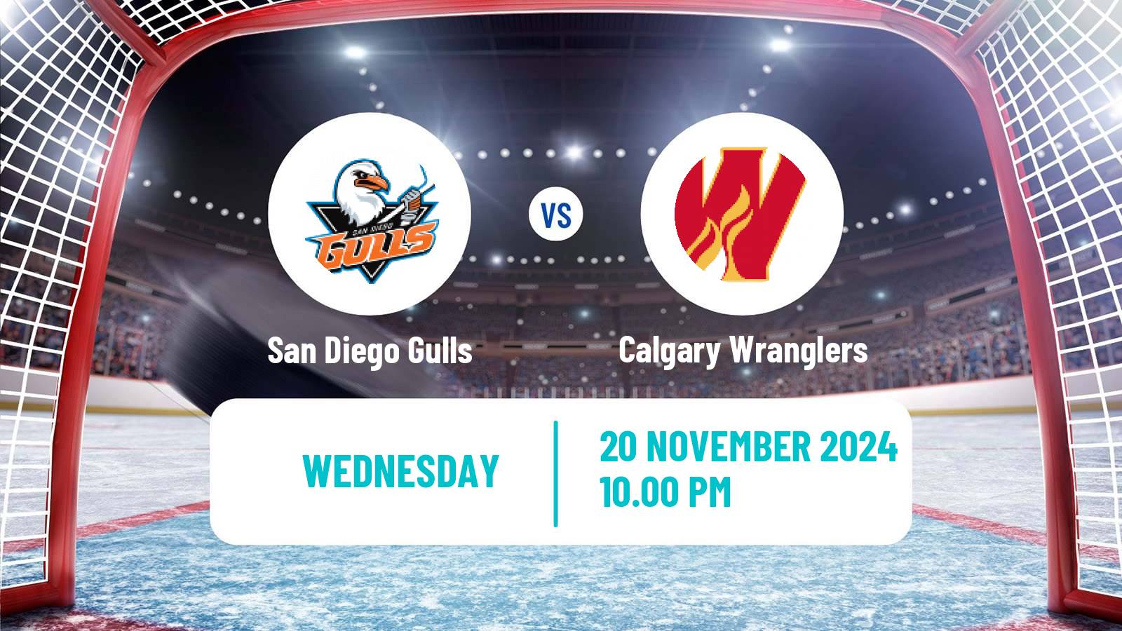 Hockey AHL San Diego Gulls - Calgary Wranglers