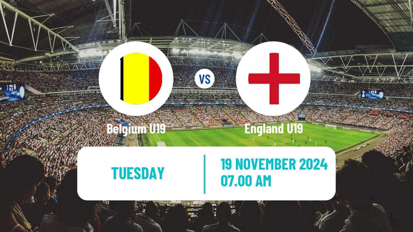 Soccer UEFA Euro U19 Belgium U19 - England U19