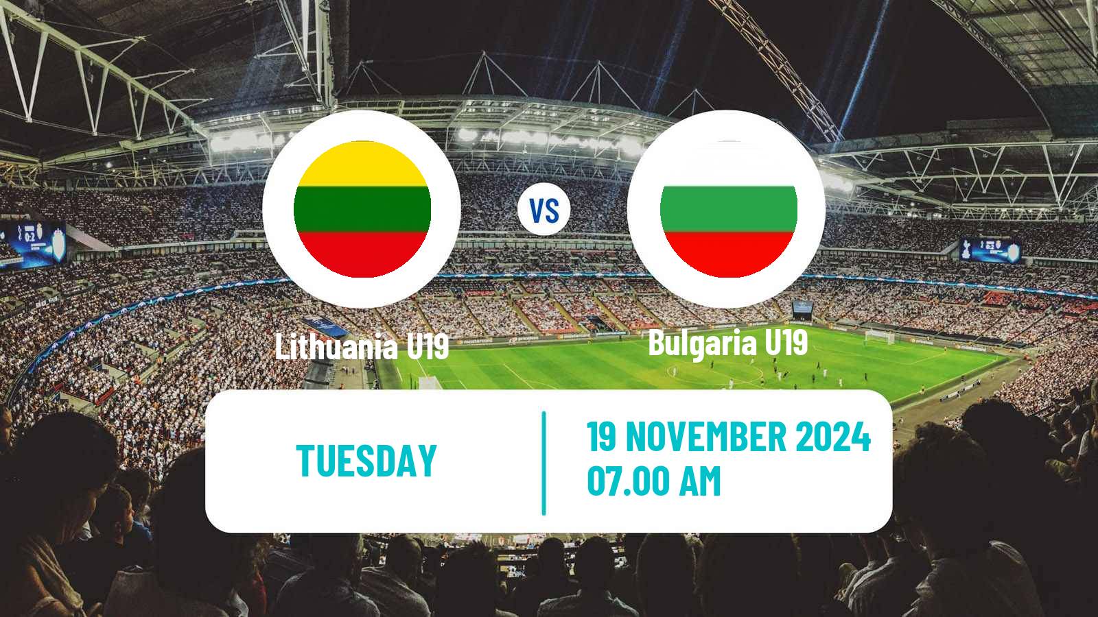 Soccer UEFA Euro U19 Lithuania U19 - Bulgaria U19